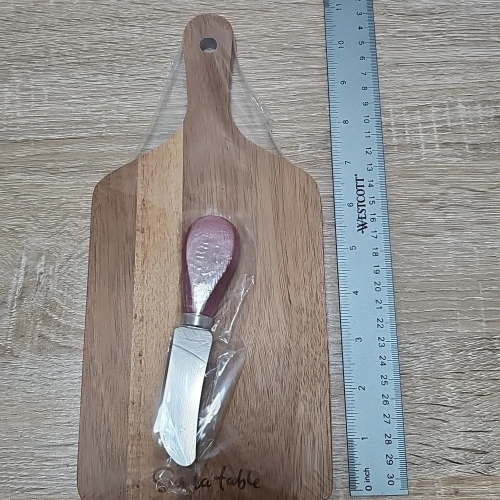 Set of 4 Individual Charcuterie Trays with Spreaders